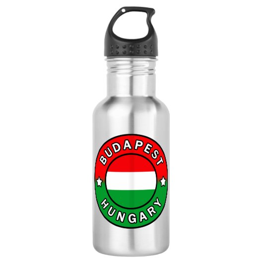 Boedapest Hongarije Waterfles (Voorkant)