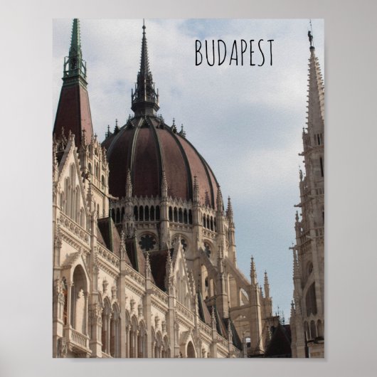 Boedapest House of Parliament Poster (Voorkant)