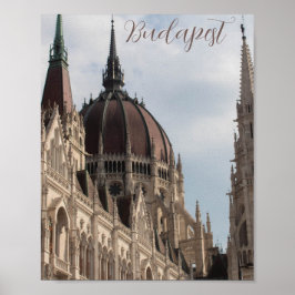 Boedapest House of Parliament Poster