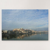 Boedapest Hungary Castle Hill kijkt voorbij aan de Legpuzzel (Horizontaal)