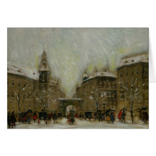 Boedapest in de sneeuw