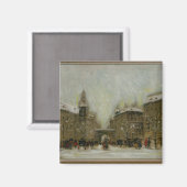 Boedapest in de sneeuw magneet (Voorkant / Achterkant)