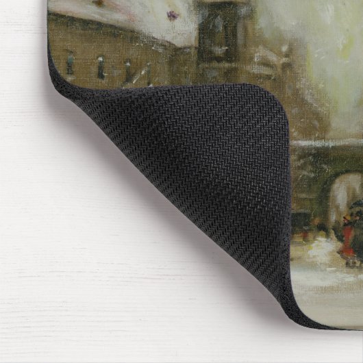 Boedapest in de sneeuw muismat (Hoek)