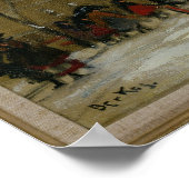 Boedapest in de sneeuw poster (Hoek)