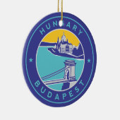 Boedapest Keramisch Ornament (Rechts)