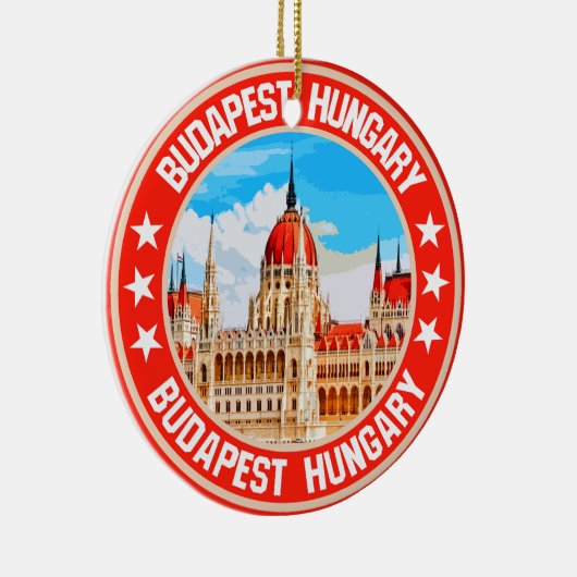 Boedapest Keramisch Ornament (Rechts)