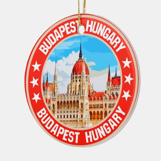 Boedapest Keramisch Ornament (Links)