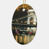 Boedapest Kerstmis Keramisch Ornament (Links)