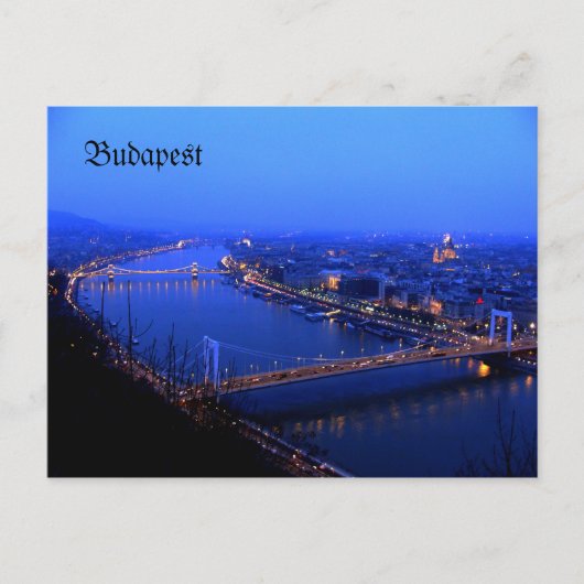 Boedapest kilato, Boedapest briefkaart Donau (Voorkant)