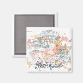 Boedapest Magneet (Voorkant / Achterkant)