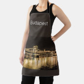 Boedapest met Kettingbrug Vintage Panorama Schort (Insitu)