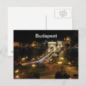 Boedapest-nachtschap Briefkaart (Voorkant / Achterkant)