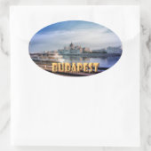 Boedapest Ovale Sticker (Tas)