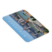 Boedapest panoramisch uitzicht koelkastmagneet magneet (Rechterzijde)