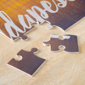 Boedapest Parlement Hongarije, geschenk 's nachts Legpuzzel (Zijkant)