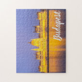 Boedapest Parlement Hongarije, geschenk 's nachts Legpuzzel (Verticaal)
