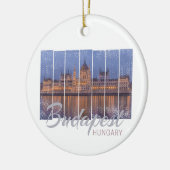 Boedapest Parlement Hongarije Panorama Keramisch Ornament (Links)
