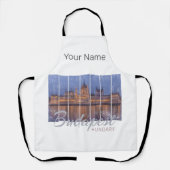 Boedapest Parlement Hongarije Panorama Schort (Voorkant)