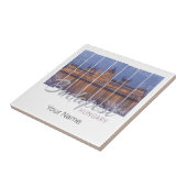 Boedapest Parlement Hongarije  Panorama Tegeltje (Zijkant)