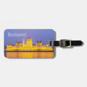 Boedapest Parliament Panorama Hungary Holiday Bagagelabel (Voorkant horizontaal)