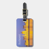 Boedapest Parliament Panorama Hungary Holiday Bagagelabel (Voorkant verticaal)