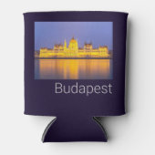 Boedapest Parliament Panorama Hungary Holiday Blikjeskoeler (Voorkant)