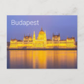 Boedapest Parliament Panorama Hungary Holiday Feestdagenkaart (Voorkant)