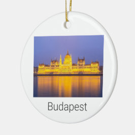Boedapest Parliament Panorama Hungary Holiday Keramisch Ornament