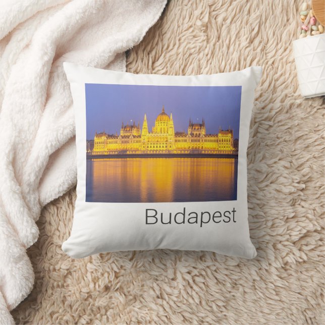 Boedapest Parliament Panorama Hungary Holiday Kussen (Deken)