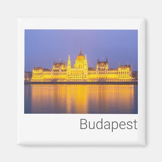 Boedapest Parliament Panorama Hungary Holiday Magneet (Voorkant)