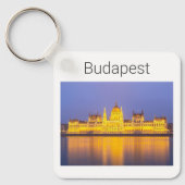 Boedapest Parliament Panorama Hungary Holiday Sleutelhanger (Voorkant)
