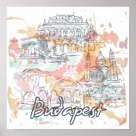 Boedapest Poster (Voorkant)