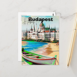 Boedapest Reisbriefkaart Kunst, Hongarije Reisbrie Briefkaart