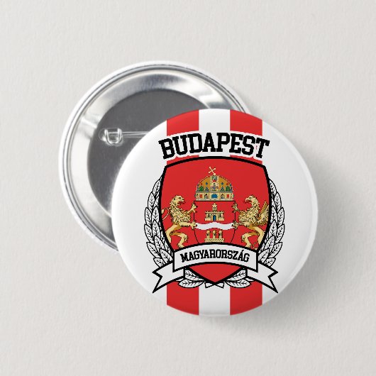 Boedapest Ronde Button 5,7 Cm (Voorkant /achterkant)