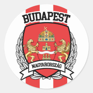 Boedapest Ronde Sticker