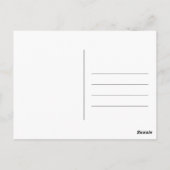 Boedapest 's nachts briefkaart (Achterkant)