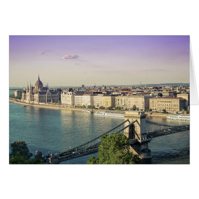 Boedapest stadsgezicht (Voorkant Horizontaal)