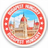 Boedapest Sticker (Voorkant)