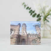 Boedapest Synagogue Briefkaart (Staand voorkant)