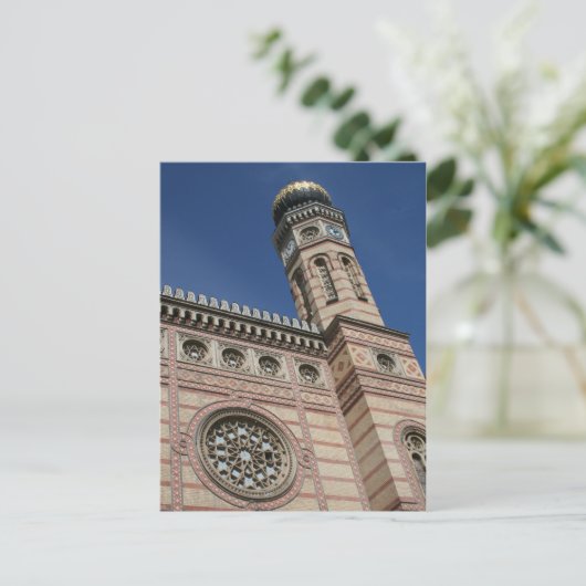 Boedapest synagogue briefkaart (Staand voorkant)