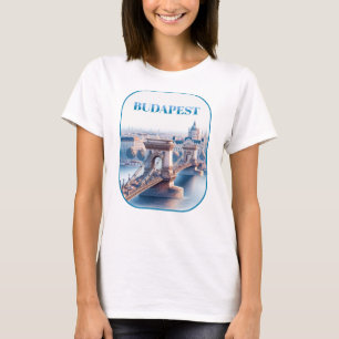 Boedapest Széchenyi-kettingbrug T-shirt