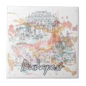 Boedapest Tegeltje (Voorkant)