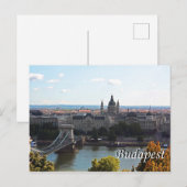Boedapest Travel Briefkaart (Voorkant / Achterkant)