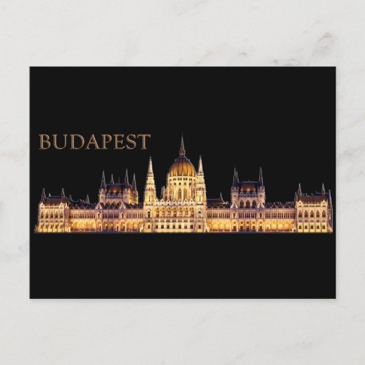 Boedapest Travel Souvenir Briefkaart (Voorkant)