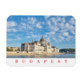 Boedapest uitzicht fridge magnet magneet (Horizontaal)