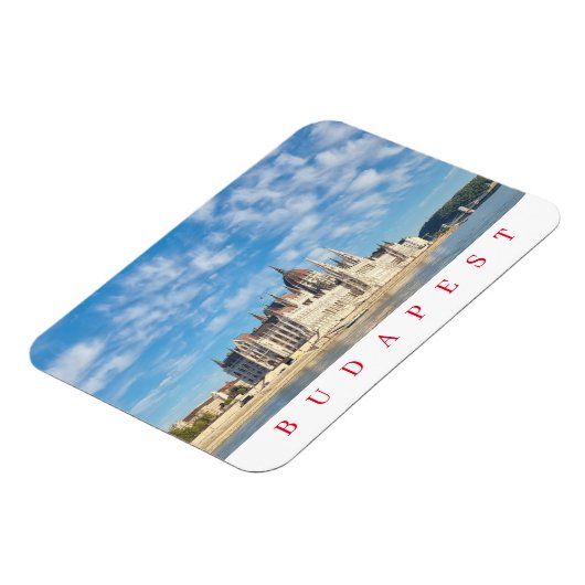 Boedapest uitzicht fridge magnet magneet (Linkerzijde)