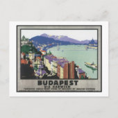 Boedapest via Harwich Briefkaart (Voorkant)