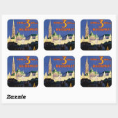  Boedapest Vierkante Sticker (Vel)