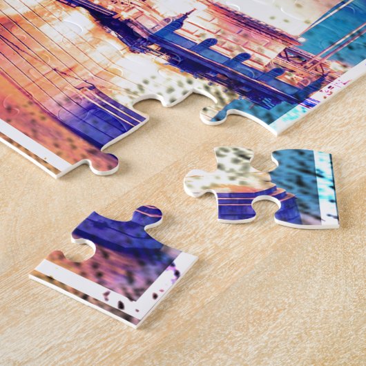 Boedapest-vintage Legpuzzel (Zijkant)