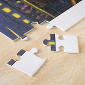 Boedapest Vintage Travel Poster Legpuzzel (Zijkant)